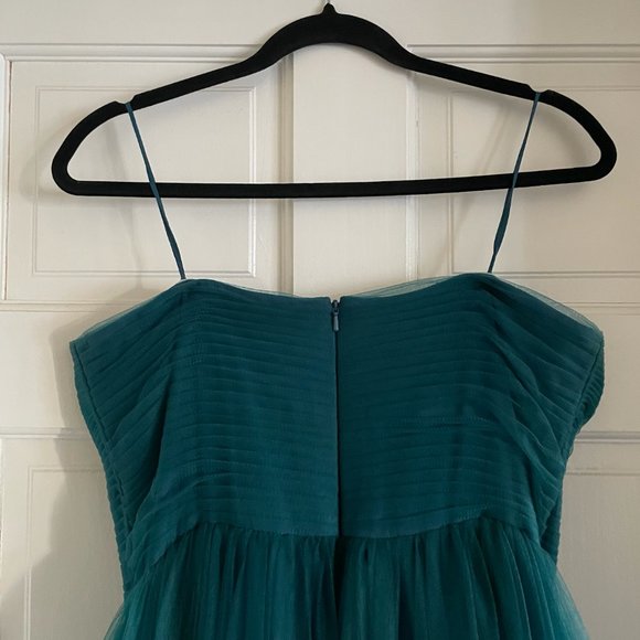 NWOT Badgley Mischka Collection Strapless Tulle Ball Gown - US 14 / XL - Picture 7 of 14